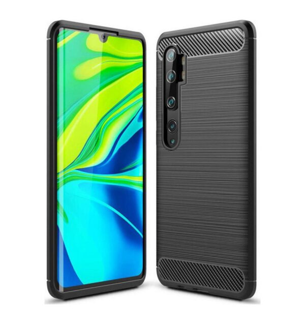 Θήκη TPU Ancus Carbon Series για Xiaomi Mi Note 10 / Xiaomi Mi Note 10 Pro Μαύρη