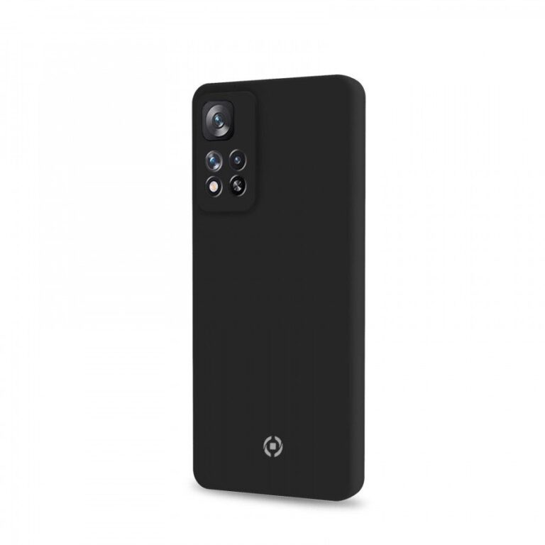 Θήκη TPU Celly Anti-Scratch Microfiber για Xiaomi Redmi Note 11 Pro+ 5G Μαύρη