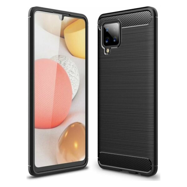 Θήκη Tech Protect Carbon για Samsung SM-A426B Galaxy A42 Μαύρη