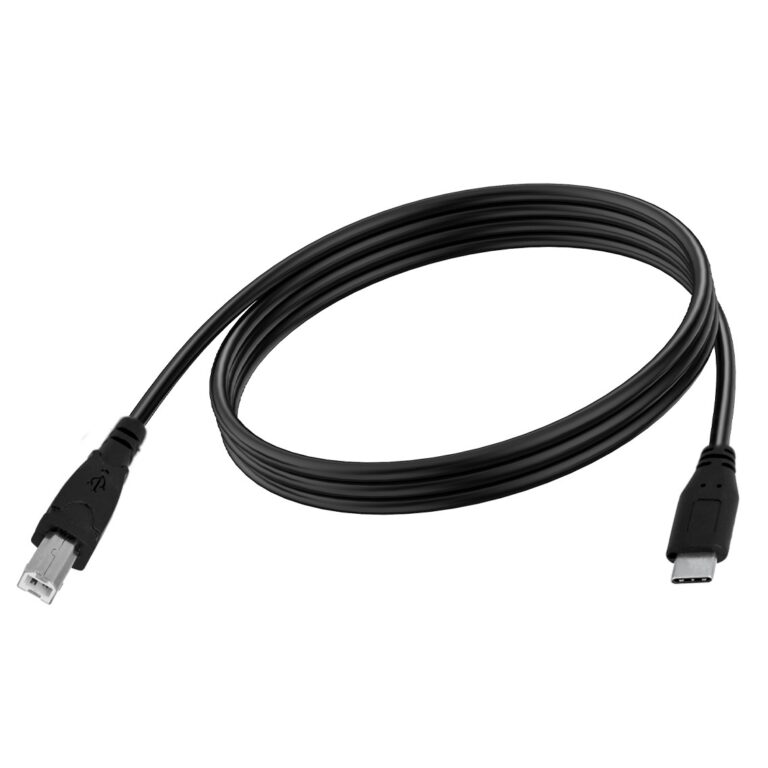 Καλώδιο Ancus USB-C σε USB-B 2m Μαύρο