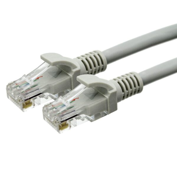 Καλώδιο Δικτύου Jasper Cat 6 UTP CCA 1m Γκρί Patch Cord