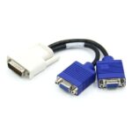 Καλώδιο Σύνδεσης Ancus Αρσενικό DVI σε 2 VGA Θηλυκά 20cm