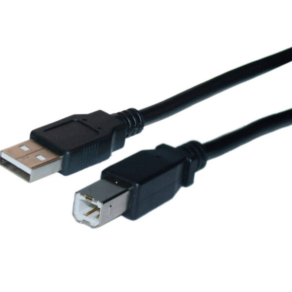 Καλώδιο Σύνδεσης Jasper USB A Αρσενικό σε USB-B Αρσενικό 5m Μαύρο