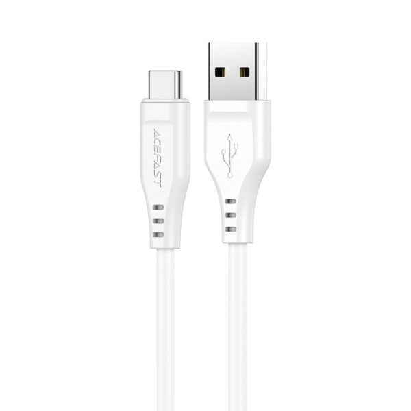 Καλώδιο σύνδεσης Acefast C3-04 USB-A σε USB-C Braided 3A 1.2m Λευκό