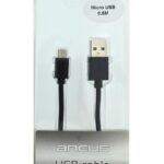 Καλώδιο σύνδεσης Ancus USB AM σε Micro USB B Μαύρο 0.5m