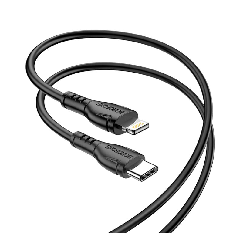 Καλώδιο σύνδεσης Borofone BX51 Triumph USB-C σε Lightning 12W 2.4A 1μ Μαύρο