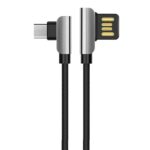 Καλώδιο σύνδεσης Hoco U42 Exquisite Steel USB σε Micro-USB Fast Charging 2.4A Μαύρο 1.2m