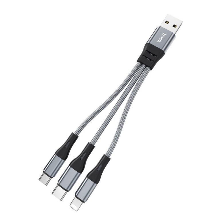 Καλώδιο σύνδεσης Hoco X47 Harbor 3 σε 1 USB σε Micro-USB