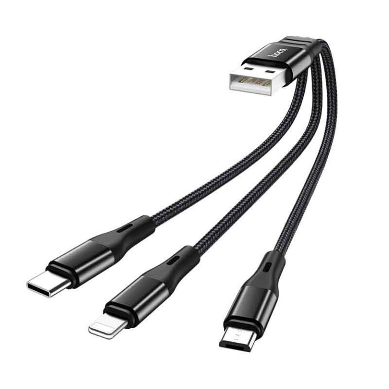 Καλώδιο σύνδεσης Hoco X47 Harbor 3 σε 1 USB σε Micro-USB