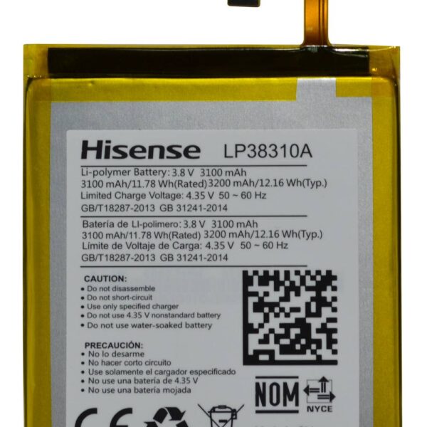 Μπαταρία Hisense LP38310A για C20 Original Bulk