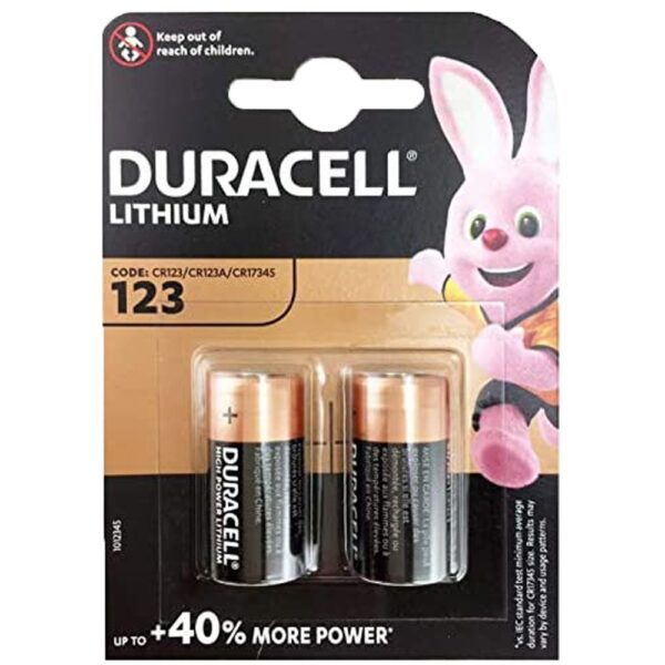 Μπαταρία Lithium Ultra Photo Duracell CR123A 3V Τεμ. 2