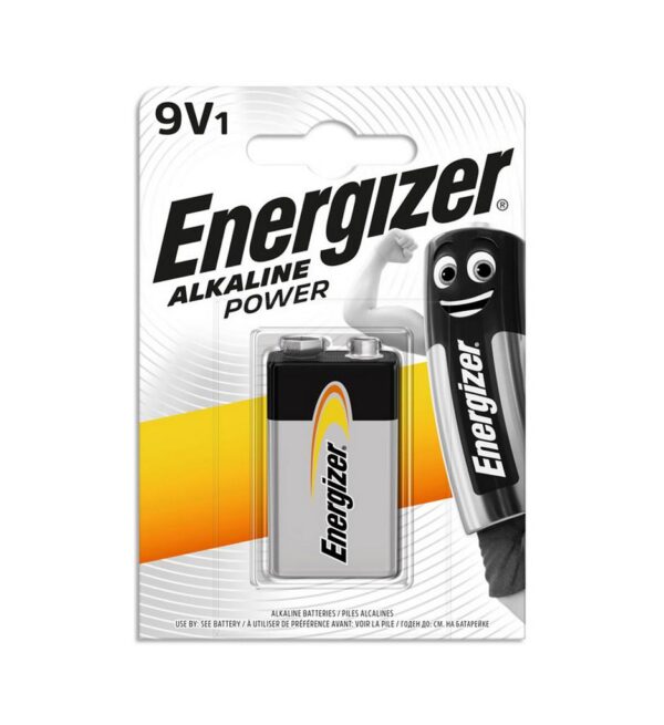 Μπαταρία Power Alkaline Energizer 6LR61 size 9V Τεμ. 1