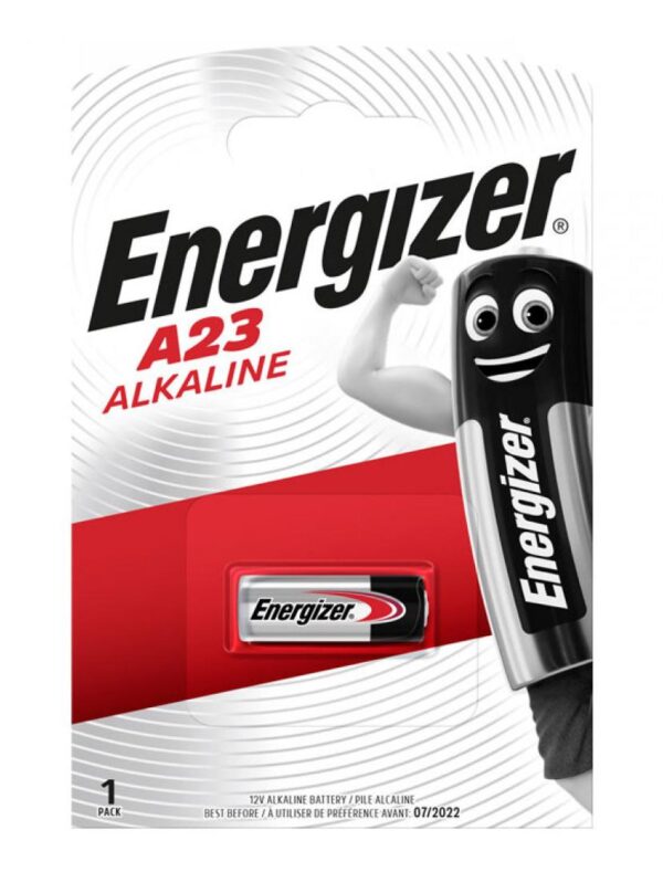 Μπαταρία Αλκαλική Energizer A23/23A/23GA/A23/E23A/GP23A/K23A/L1028/LR23A/LRV08/LRVO8/MN21/MS21/V23/V23GA/VR22 12V Τεμ. 1