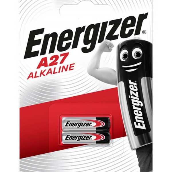 Μπαταρία Αλκαλική Energizer A27/27A/CA22/EL812/EL812/G27A/GP27A/L828/MN27 12V Τεμ. 2