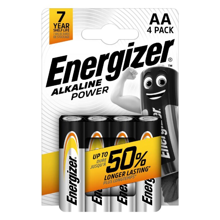 Μπαταρία Αλκαλική Energizer Alkaline Power LR6 size AA 1.5V Τεμ. 4