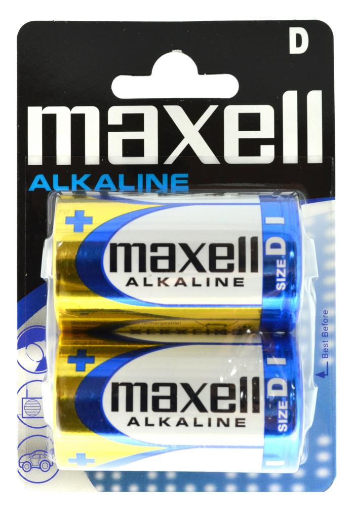 Μπαταρία Αλκαλική Maxell LR20 size D Τεμ. 2