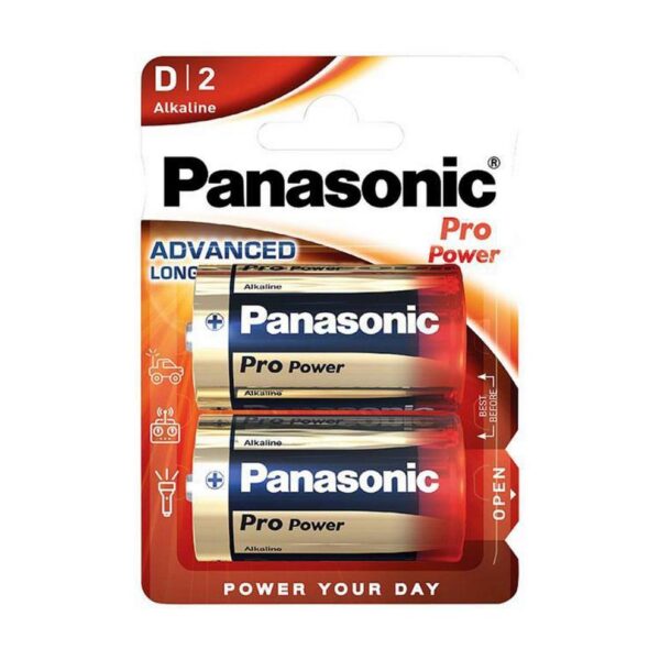 Μπαταρία Αλκαλική Panasonic Alcaline Pro Power LR20PPG/2BP size D Τεμ. 2