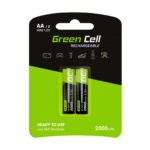 Μπαταρία Επαναφορτιζόμενη Green Cell GR06 HR6 2000 mAh size AA 1.2V Τεμ. 2