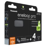 Μπαταρία Επαναφορτιζόμενη Panasonic Eneloop Pro Eco Pack BK-3HCDEC4BE 2500 mAh size AA Ni-MH 1.2V Τεμ. 4 με κουτί αποθήκευσης