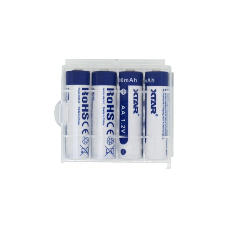 Μπαταρία Επαναφορτιζόμενη Xtar 2200mAh Ni-MH 1.2V Τεμ. 4 με Κουτί Αποθήκευσης AA