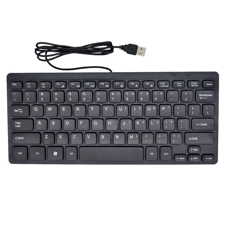 Πληκτρολόγιο Ενσύρματο Miniwired Keywin 901 Μαύρο