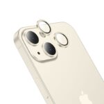 Προστασία Κάμερας Hoco 3D Metal V13 για Apple iPhone 15 / iPhone 15 Plus Light Yellow