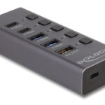 DELOCK USB hub 64248 με διακόπτες