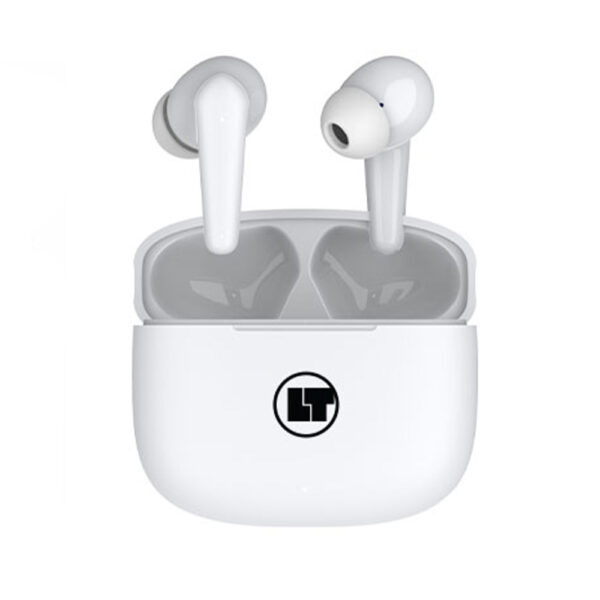 LAMTECH BLUETOOTH 5.3 TWS EARPHONES WITH CHARGING DOCK WHITE