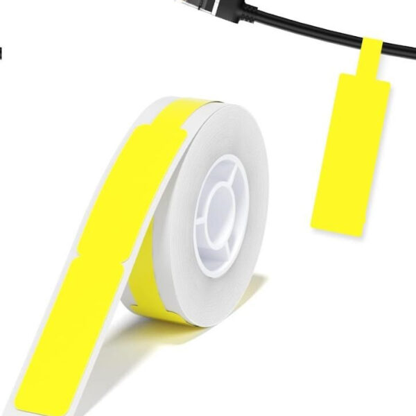 NIIMBOT THERMAL LABEL PAPER 12.5*74+35-65 CABLE YELLOW