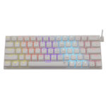 WHITE SHARK MECHANICAL KEYBOARD US BLUE SWITCH WAKIZASHI WHITE