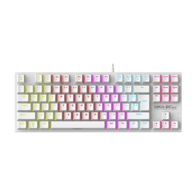 ARMAGGEDDON MECHANICAL KEYBOARD MKA-2C NEO WHITE TACTILE BROWN SWITCH