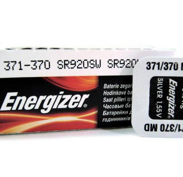 Buttoncell Energizer 371-370 SR920SW SR620W Τεμ. 1