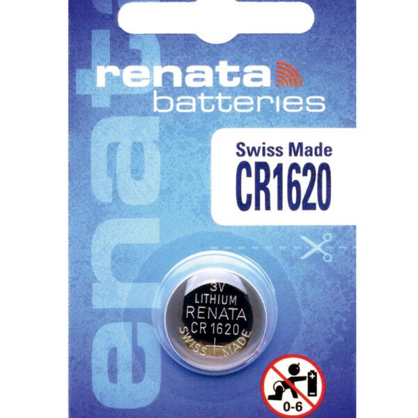 Buttoncell Lithium Electronics Renata CR1620 Τεμ. 1