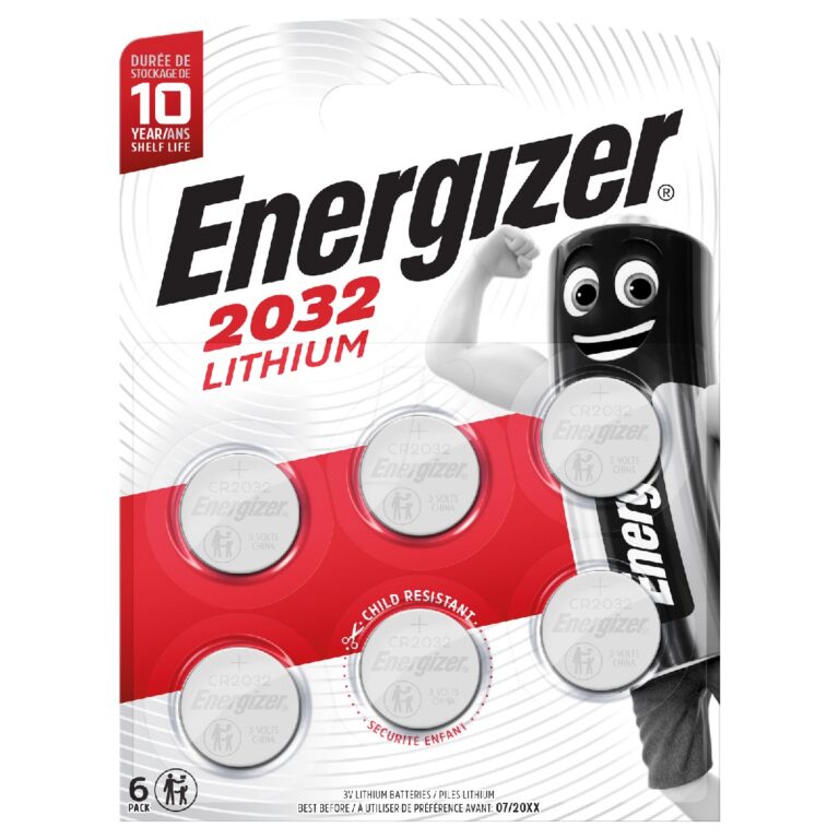 Buttoncell Lithium Energizer CR2032 Lithium 3V Τεμ. 6 5856