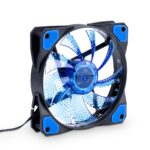 Case Fan Akyga AW-12C-BL 120mm Molex 3-pin με 15 LED Μπλε