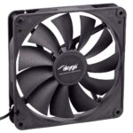 Case Fan Akyga AW-14A-BK 140mm Molex + 3pin Μαύρο