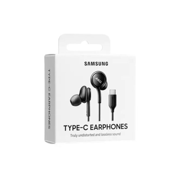 Hands Free Stereo Samsung Earphones EO-IC100BB USB-C Μαύρο με Μικρόφωνο και Πλήκτρο Λειτουργίας 1