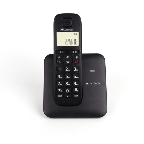 LAMTECH CORDLESS PHONE SYSTEM BLACK