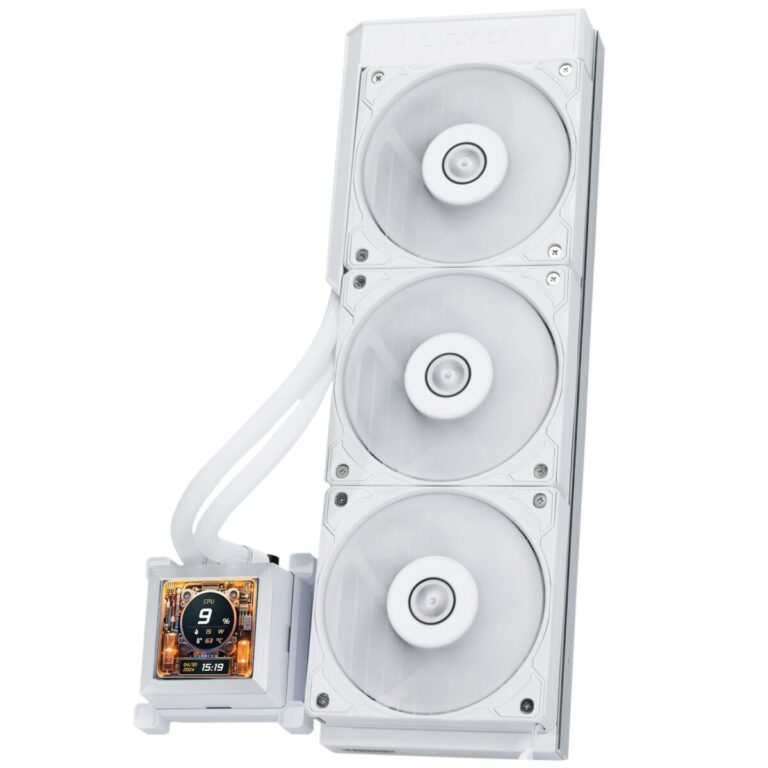 Lian Li HydroShift LCD 360 non RGB fan White - AIO CPU Liquid Cooler