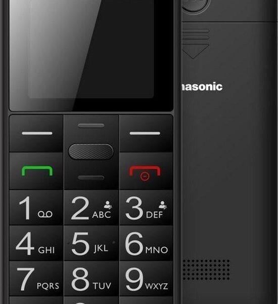 Panasonic KX-TU110EXB (Dual SIM) Μαύρο 1.77" Easy Phone με πλήκτρο SOS