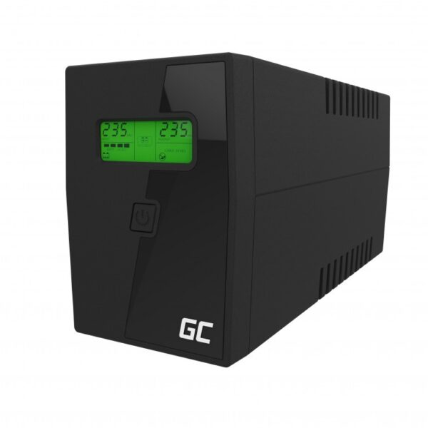 UPS Green Cell UPS01 LCD Micropower 600VA LCD 12V/7Ah 360W 2x Schuko 298 x 101 x 142 mm