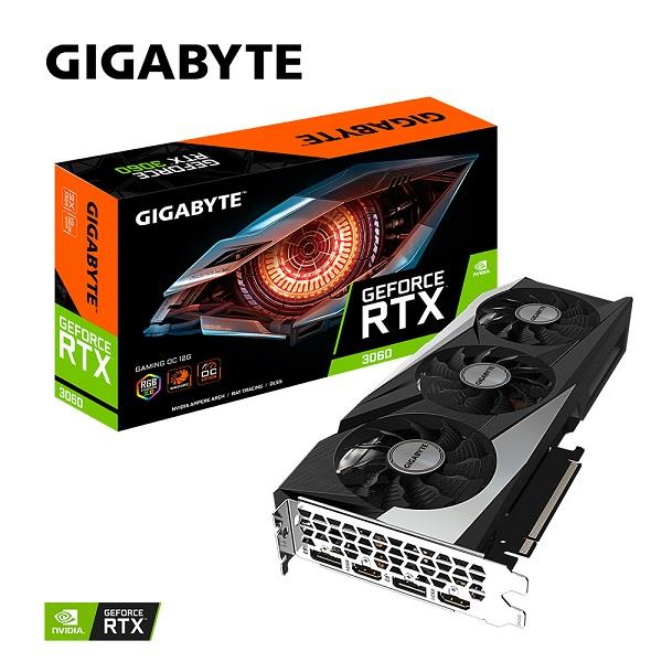 VGA GIGABYTE GeForce® RTX™ 3060 GAMING OC 12GB