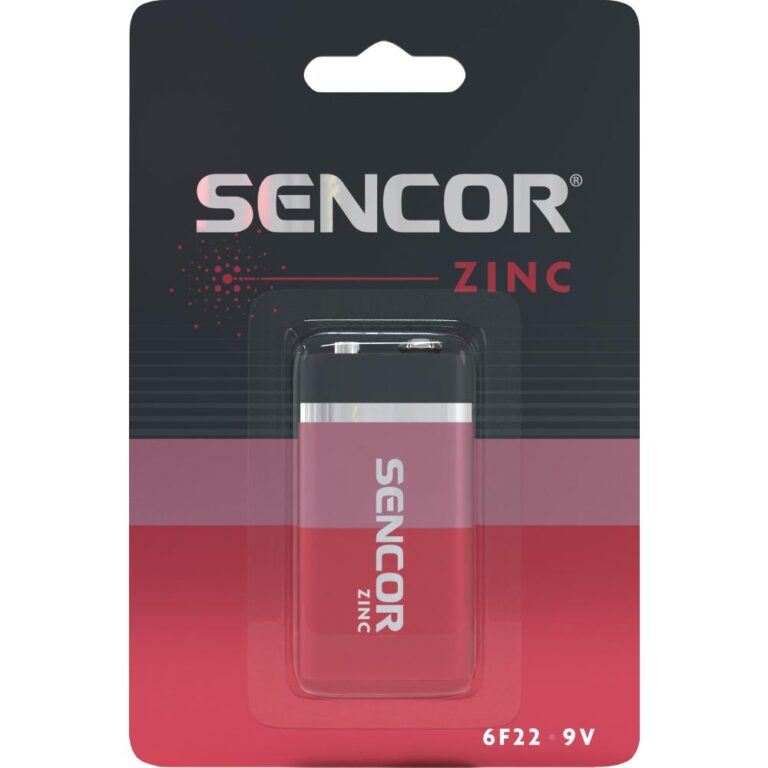 Μπαταρία Sencor SBA 6F22 Zinc-Carbon 9V