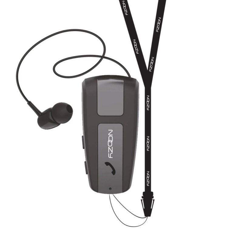 Bluetooth Hands Free Noozy Roller BH68 V.5.0 με Δόνηση και Strap Λαιμού Multi Pairing Μαύρο