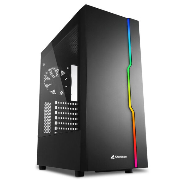 Case Sharkoon (RGB Slider) ATX Μαύρο