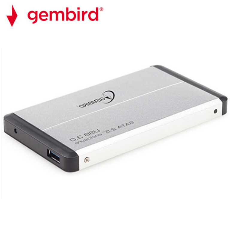 GEMBIRD USB 3.0 2.5'' ENCLOSURE SILVER