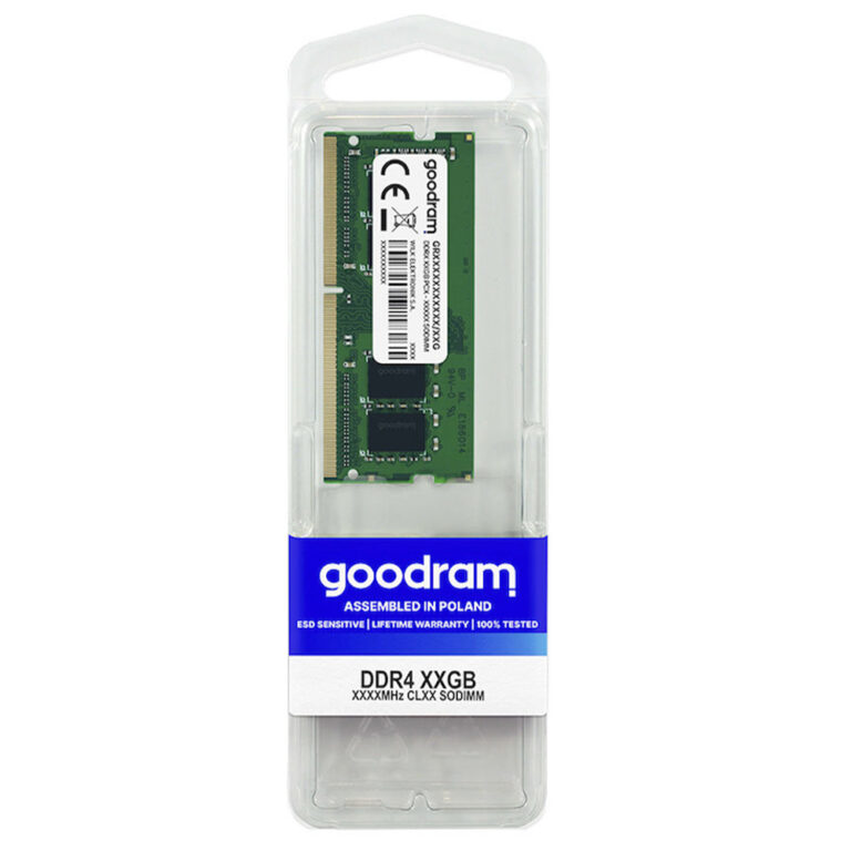 GOODRAM DDR4 1024Mx8 SODIMM 3200MHZ CL22 8GB