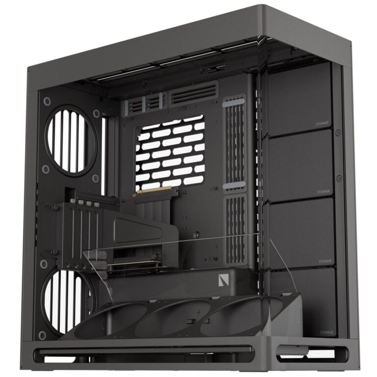 HAVN HS 420 VGPU black Premium Midi Tower Case - with vertical GPU support