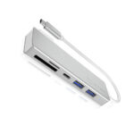 ICY BOX TYPE-C 3-PORT USB 3.2 HUB AND MULTI CARD READER SILVER