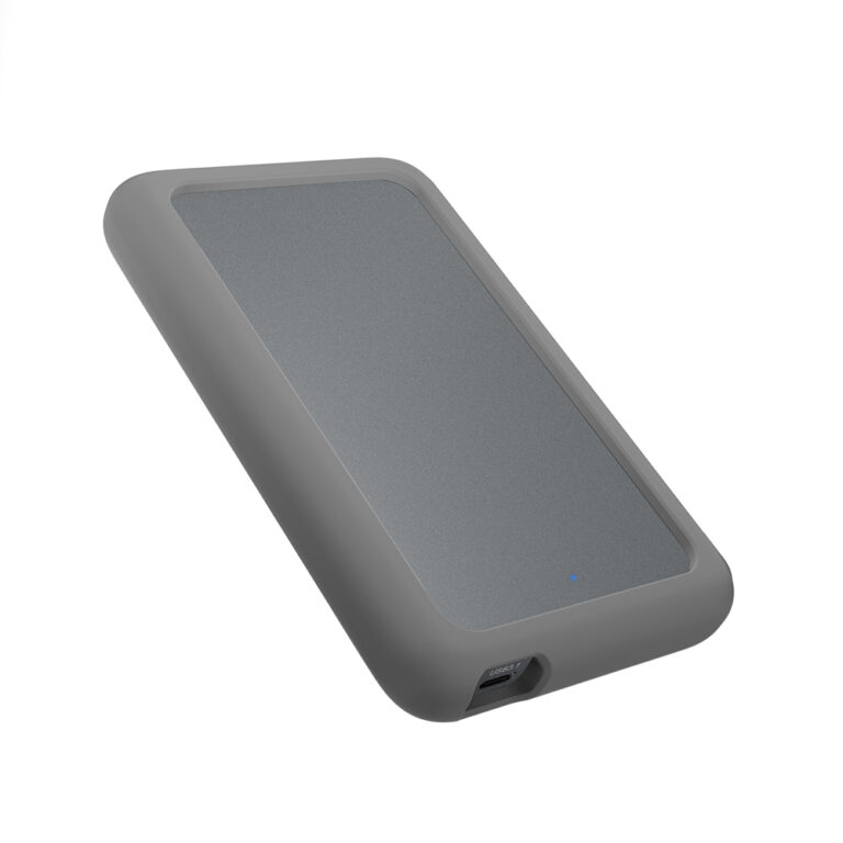 ICY BOX TYPE-C 3.2 EXTERNAL CASE FOR 2.5' SATA III HDD/SSD WITH SILICON SLEEVE GREY